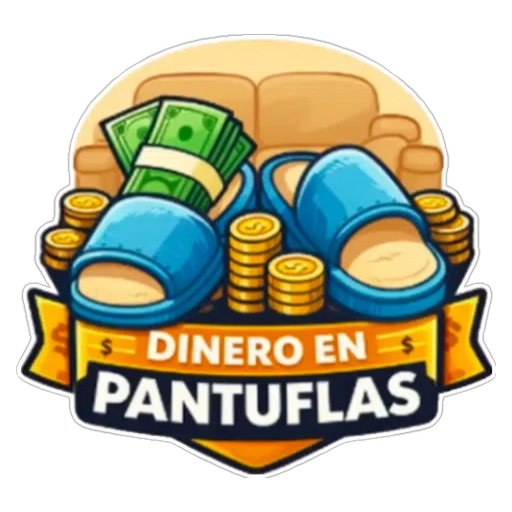 Logo Dinero En Pantuflas